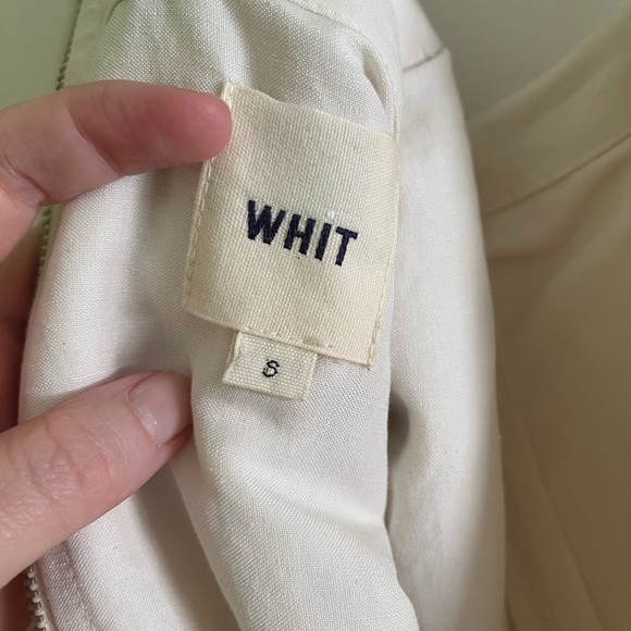 Whit linen dress - Picture 2 of 4